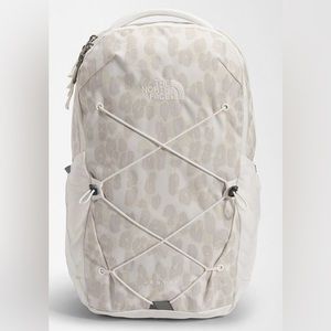 Leopard print the north face backpack